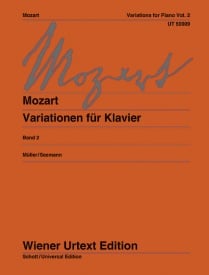Mozart: Variations Volume 2 for Piano published by Wiener Urtext